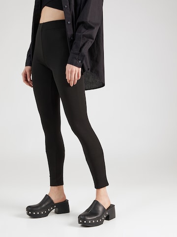 Lindex - Regular Leggings 'Vyan' em preto: frente