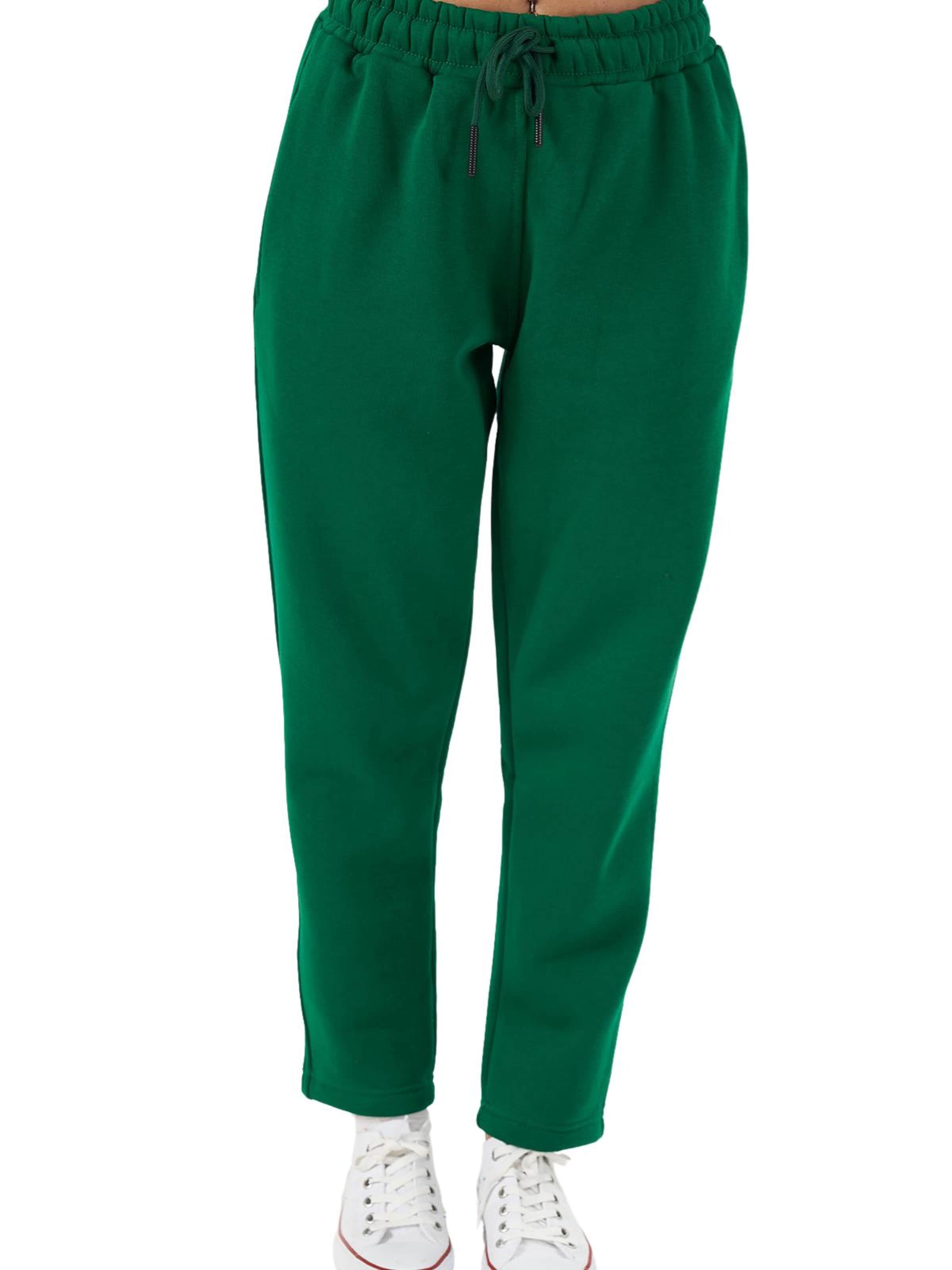 LOUIS LECLER Slimfit Broek 'Elise' in Groen