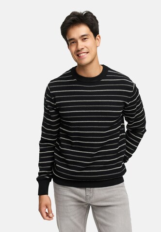 Pull-over INDICODE JEANS en noir : devant