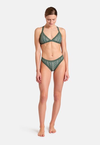 ARENA Triangle Bikini 'MONOGRAM' in Green