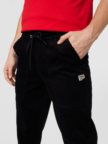 PUMAregular Sportske hlače 'Downtown' - crna boja