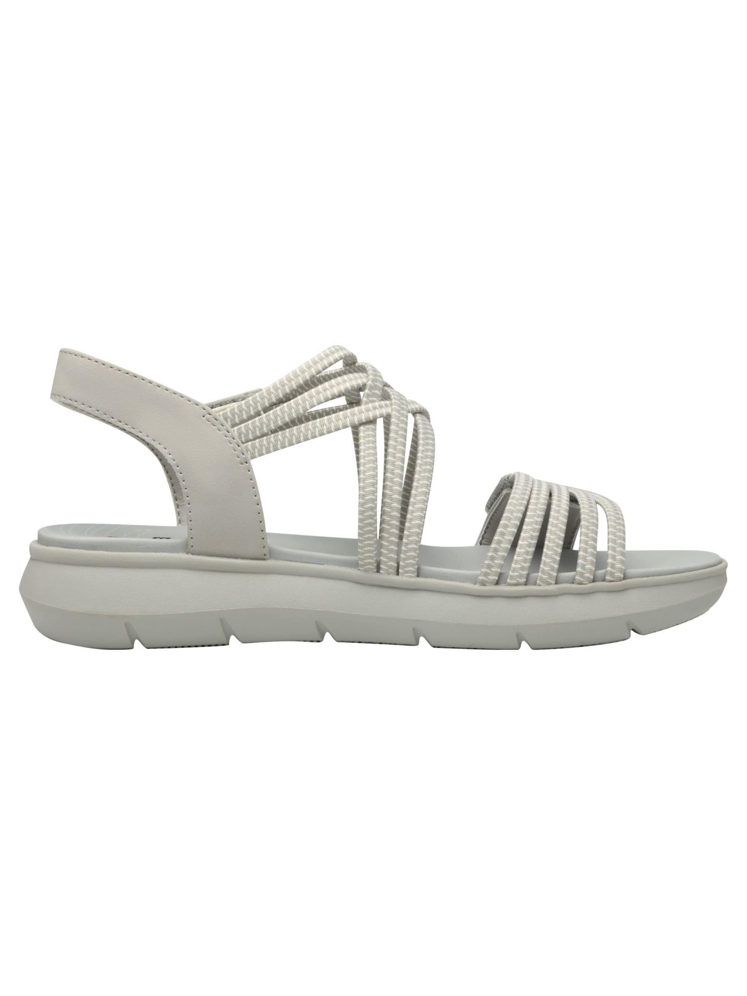 JANA Strap sandal in Grey