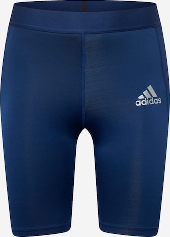 Skinny Pantalon de sport 'Techfit ' ADIDAS SPORTSWEAR en bleu : devant