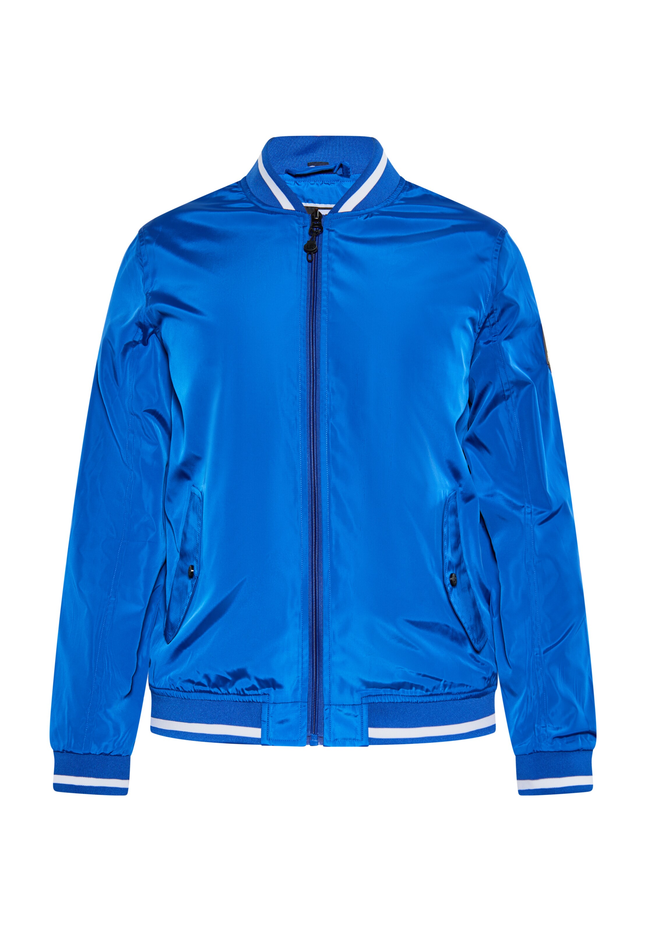 urban rain by Schmuddelwedda - Casaco meia-estação em azul: frente