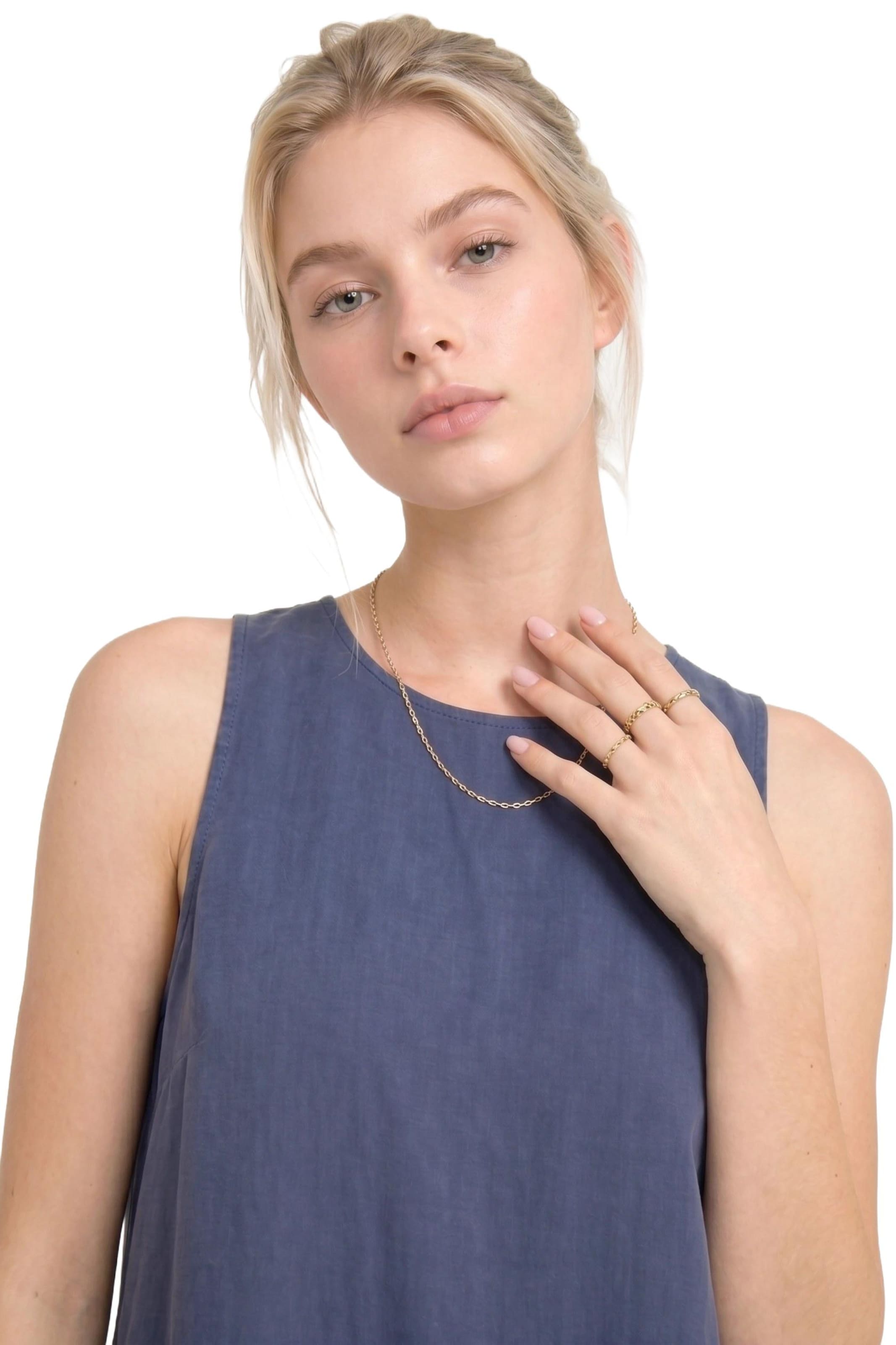 No Matter What Kleid in Blau
