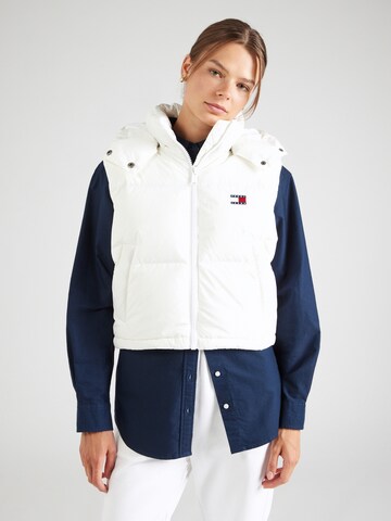 Gilet 'ALASKA' Tommy Jeans en blanc : devant