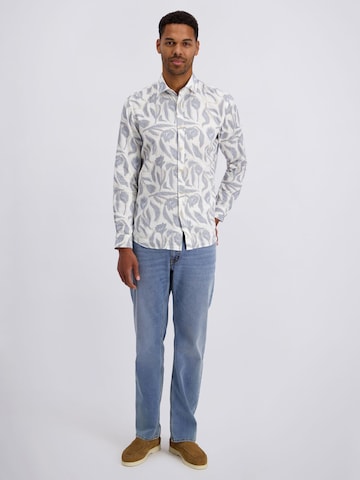 PIERRE CARDIN Regular fit Overhemd in Blauw