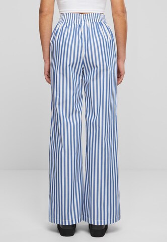 Urban Classics - Pierna ancha Pantalón en azul