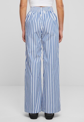 Wide Leg Pantalon Urban Classics en bleu