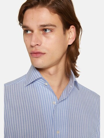 Coupe regular Chemise Boggi Milano en bleu