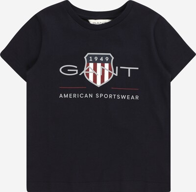 GANT T-Shirt en bleu marine / gris clair / rouge / blanc, Vue avec produit