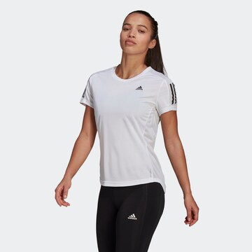 T-shirt fonctionnel 'Own the Run' ADIDAS SPORTSWEAR en blanc : devant