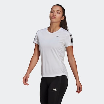 ADIDAS SPORTSWEAR Λειτουργικό μπλουζάκι 'Own the Run' σε λευκό: μπροστά