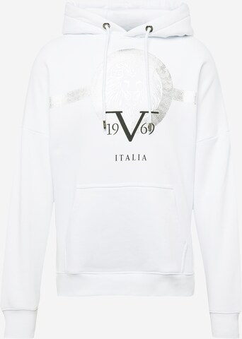 19V69 ITALIA - Sweatshirt 'CLINT' em branco: frente