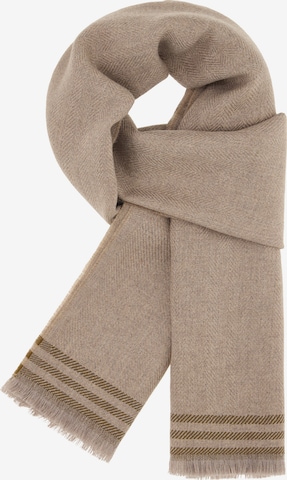 Écharpe Boggi Milano en beige : devant