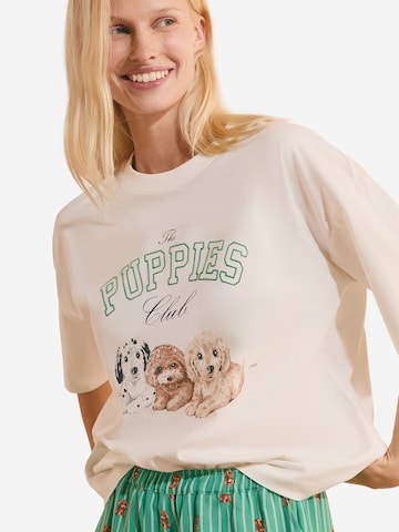 Camicia da notte 'Riley' di ETAM in beige