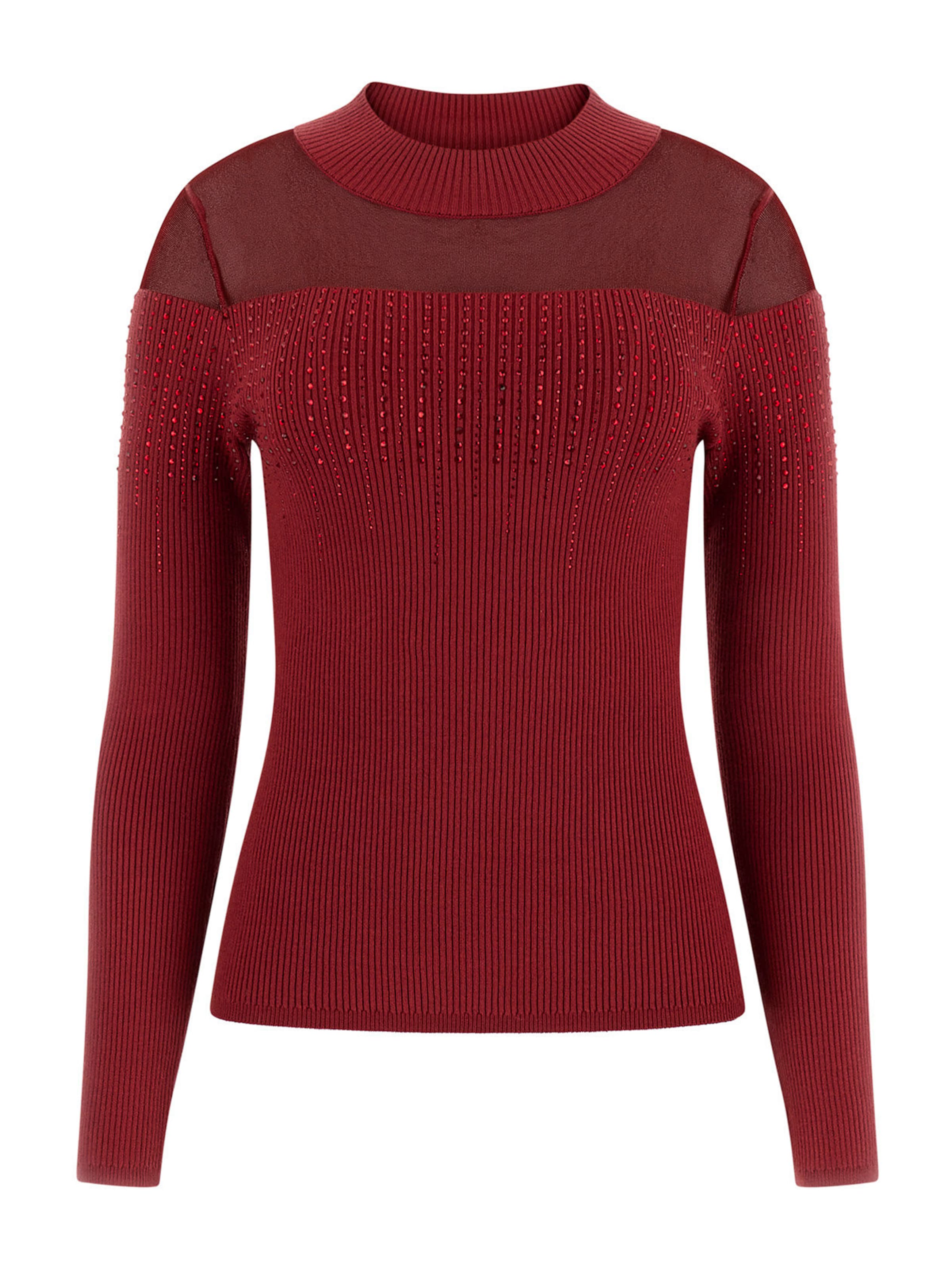 Pull-over 'JEENA' GUESS en rouge : devant