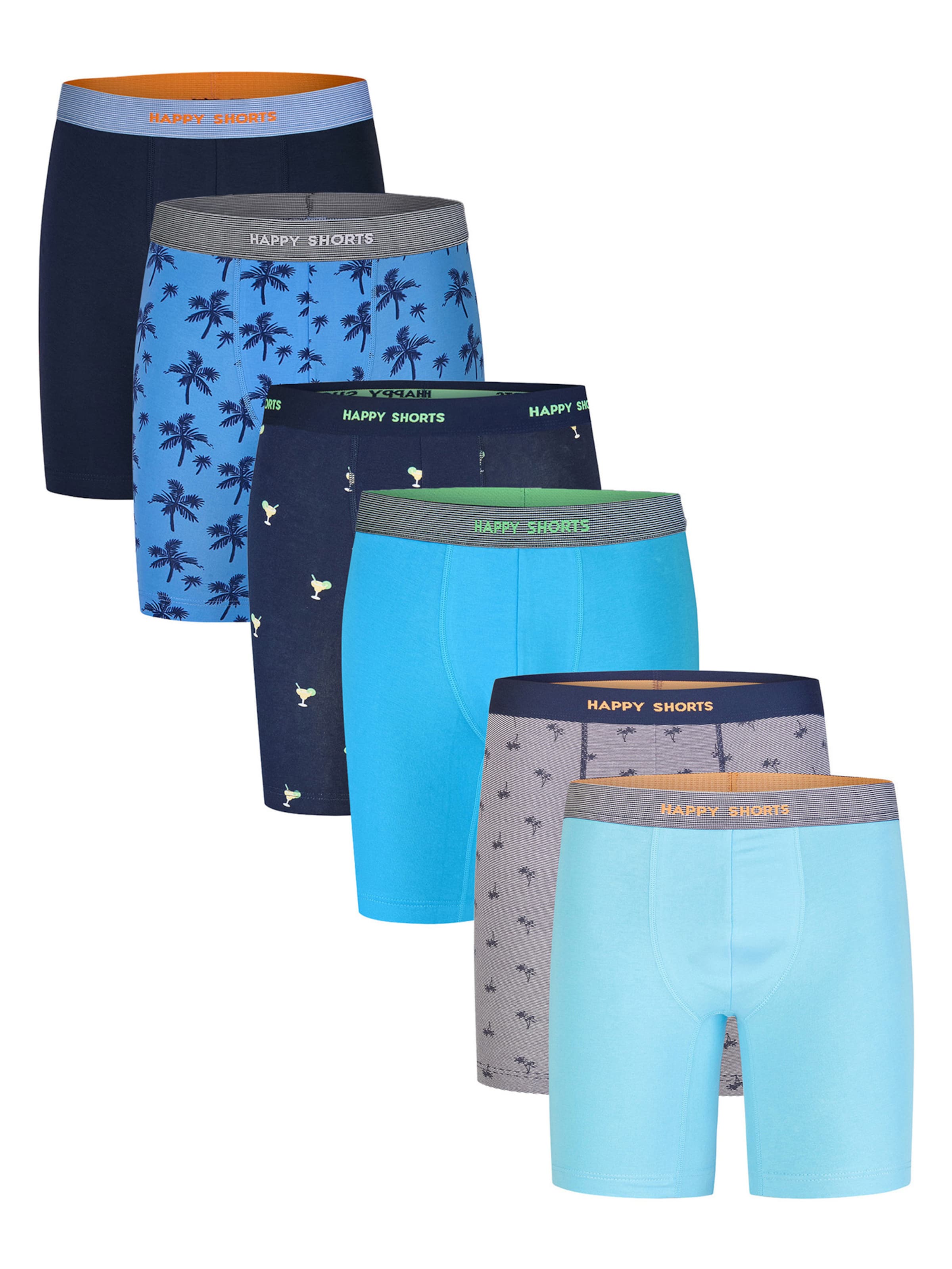 Happy Shorts - Boxers ' Prints ' em mistura de cores: frente