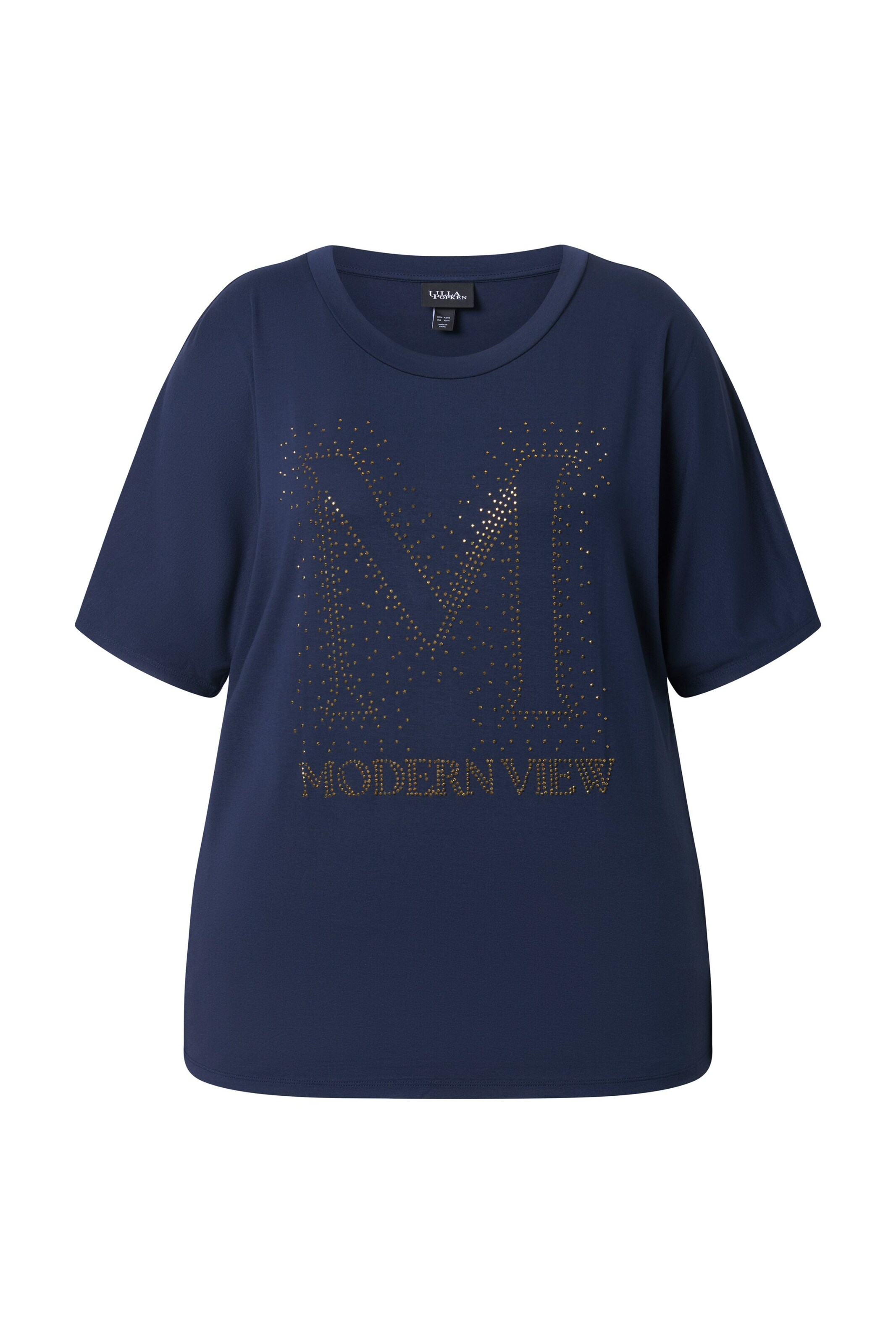 Ulla Popken Shirt in Blau: Vorderseite
