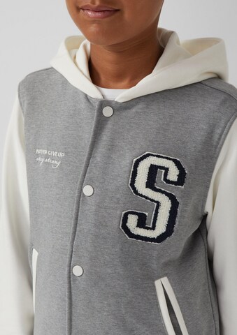 s.Oliver Zip-Up Hoodie in Grey