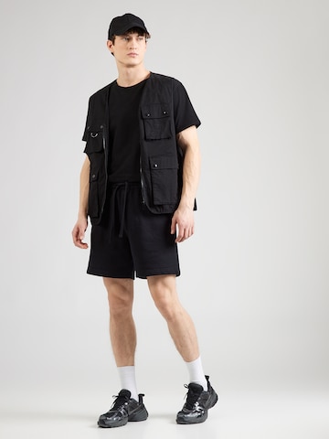 HOLLISTER Normální Kalhoty – černá