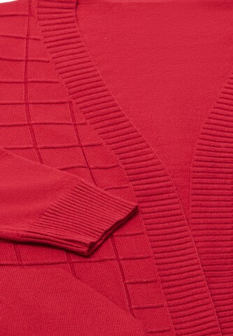 Sidona Knit Cardigan in Red