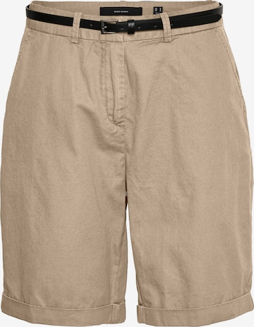 VERO MODA - regular Pantalón chino 'FLASHINO' en beige: frente