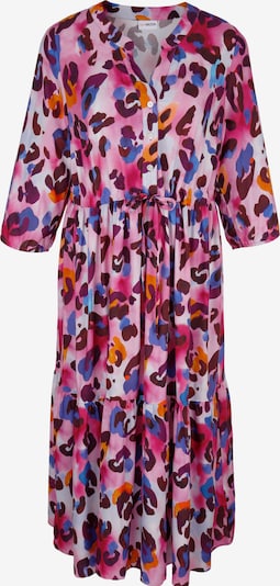 MIAMODA Robe-chemise en mélange de couleurs / rose, Vue avec produit
