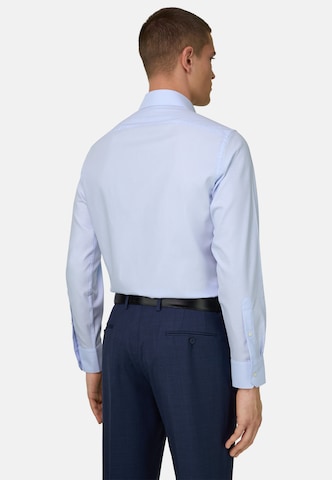 Coupe slim Chemise Boggi Milano en bleu
