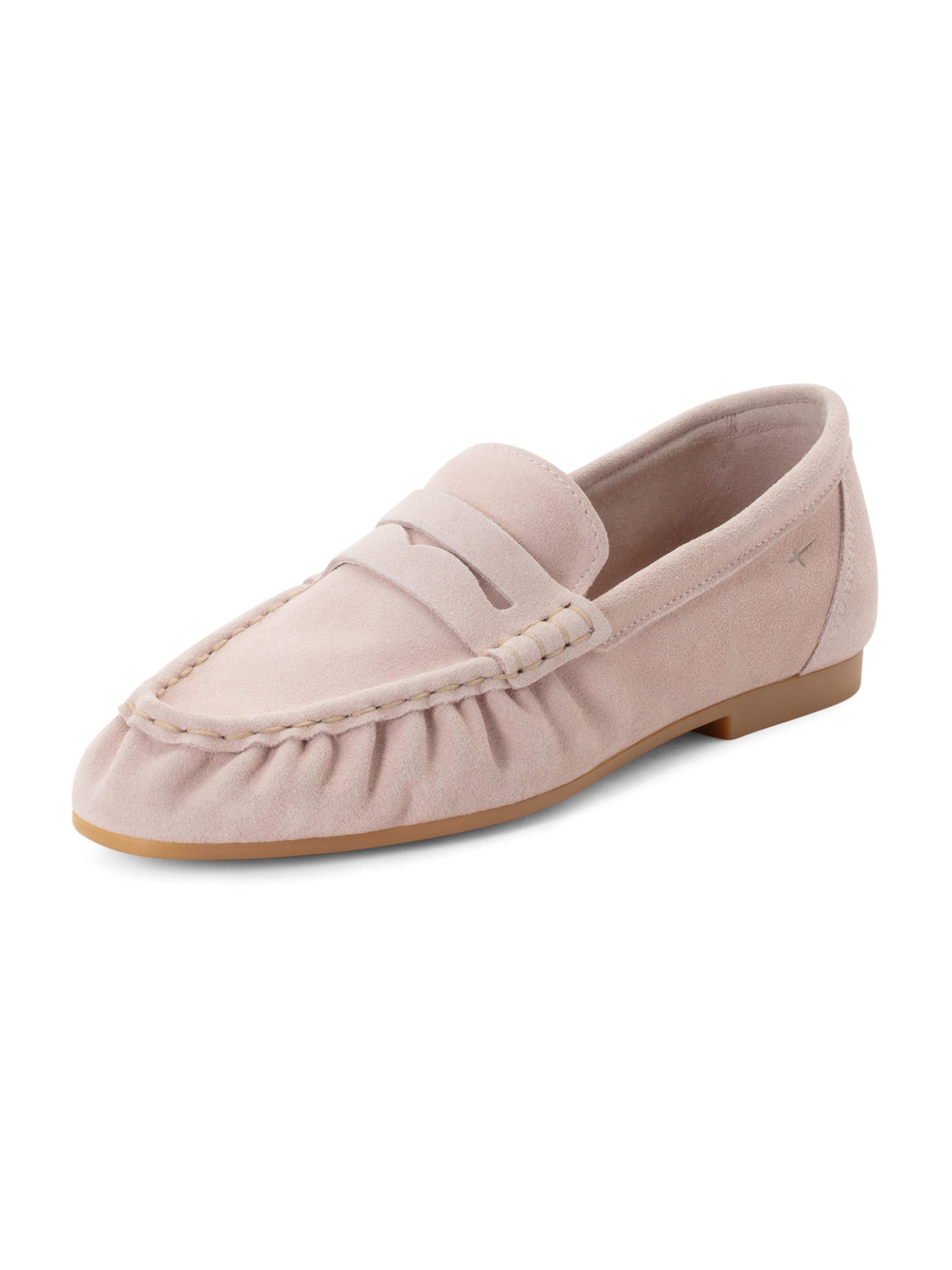 Tamaris - Mocassins em rosa: frente