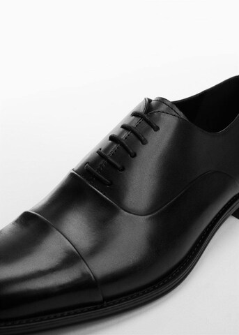 MANGO MAN Schnürschuh 'Pauloin' in Schwarz