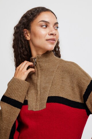 Pull-over 'Martha' b.young en marron