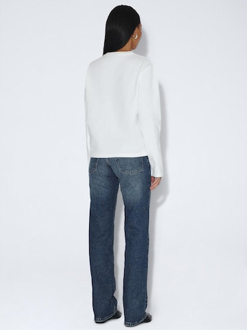 Dr. Denim Shirt 'Kath Longsleeve Top'‌‌‌‌ in Weiß