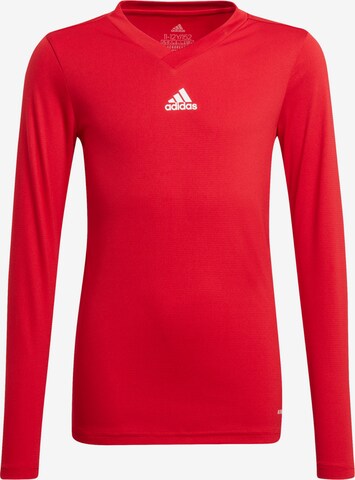 T-Shirt fonctionnel ADIDAS PERFORMANCE en rouge : devant