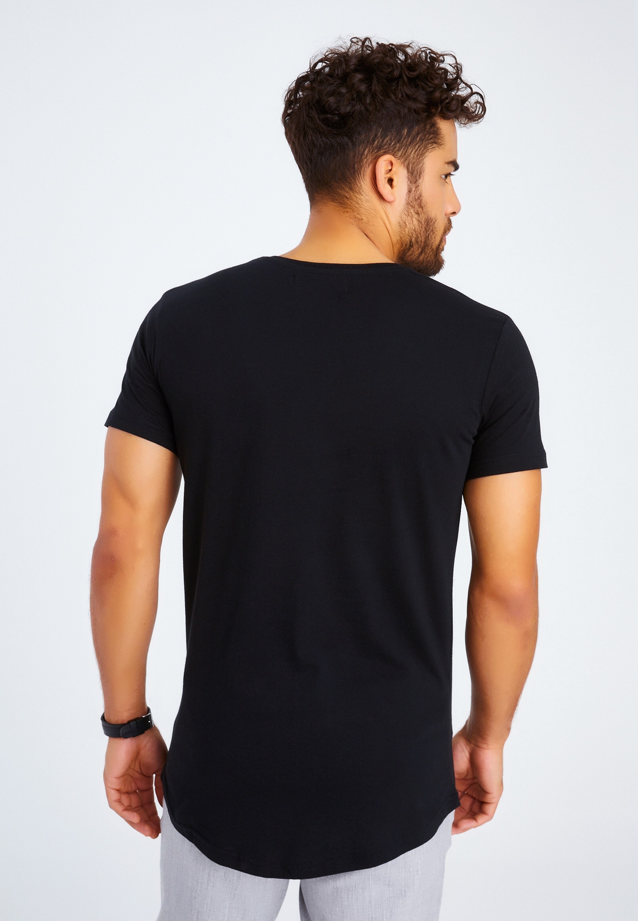 Leif Nelson Shirt in Black ABOUT YOU
