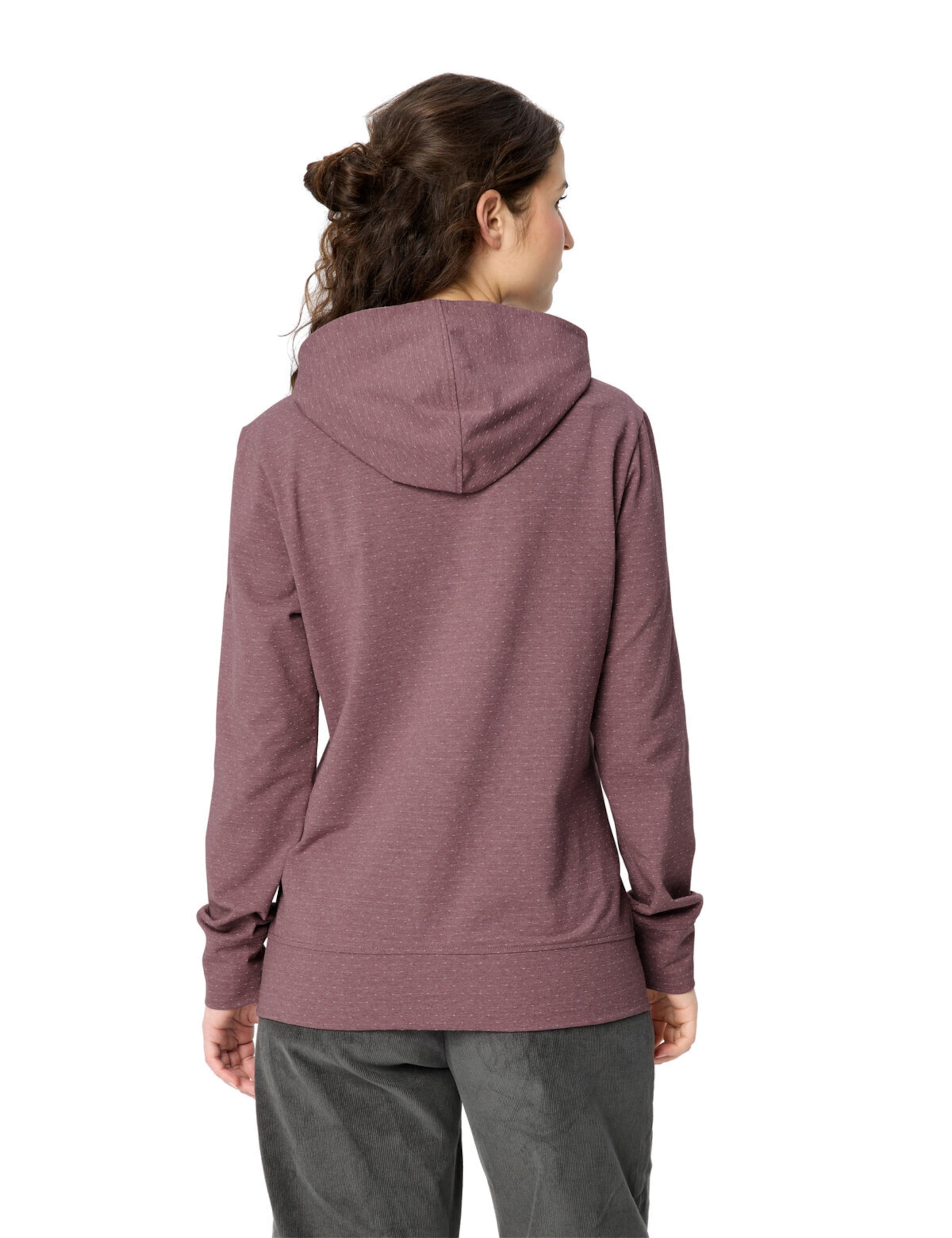 VAUDE Sportsweatshirt 'Tuenno' in Rot