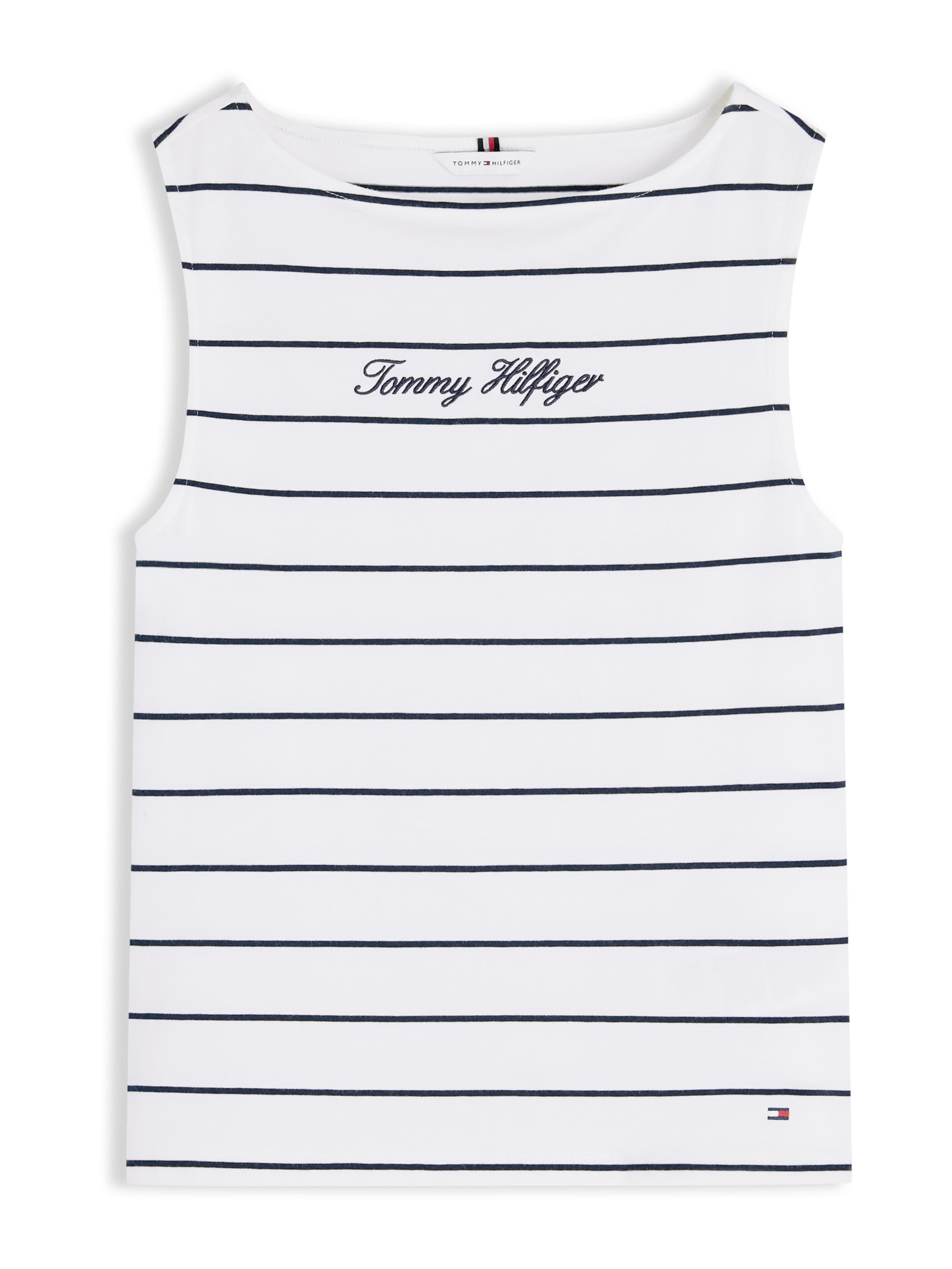 Top di TOMMY HILFIGER in bianco: frontale
