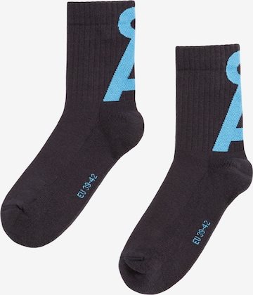 Chaussettes ARMEDANGELS en bleu : devant