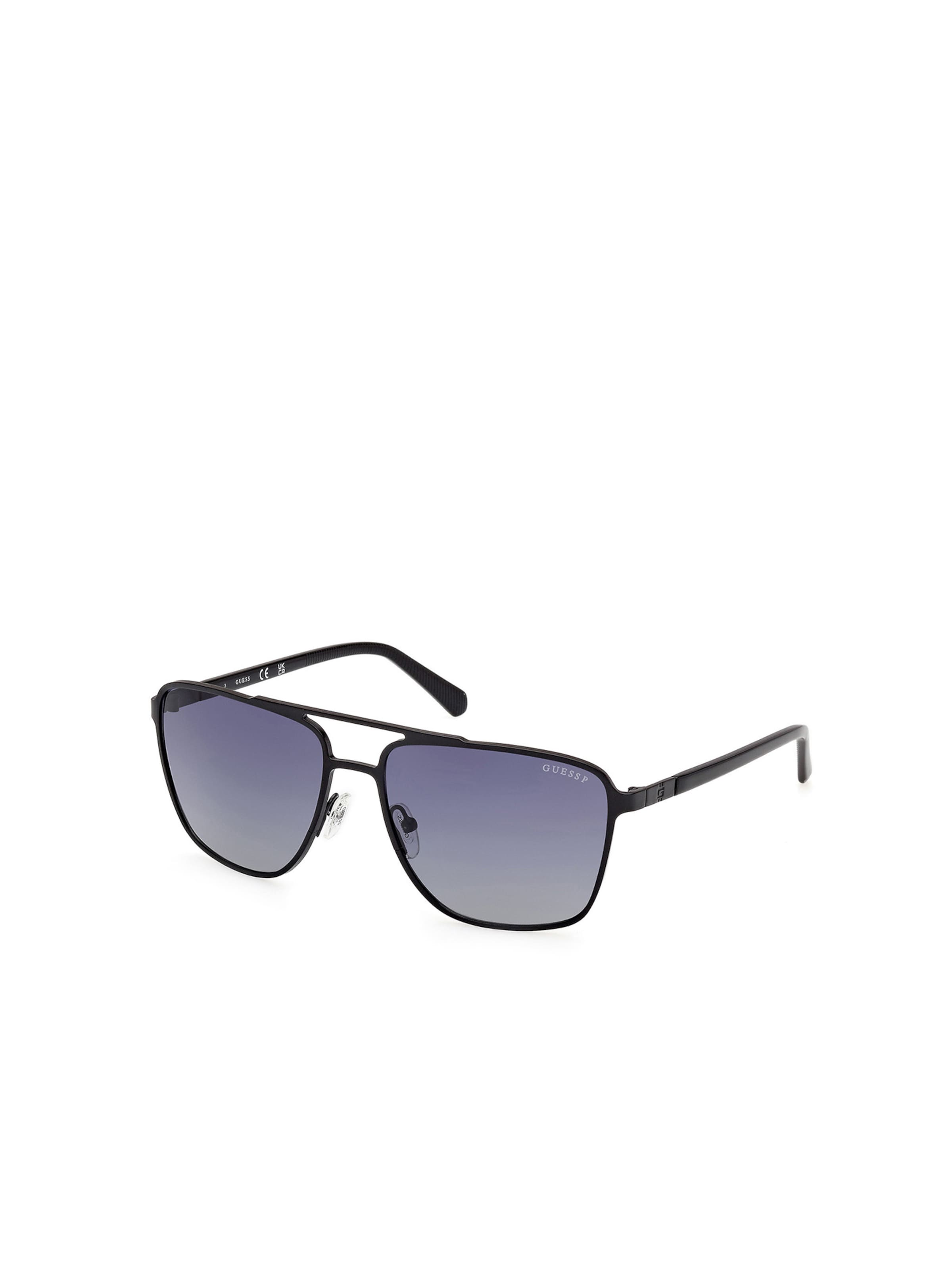 GUESS Sonnenbrille in Schwarz: Vorderseite