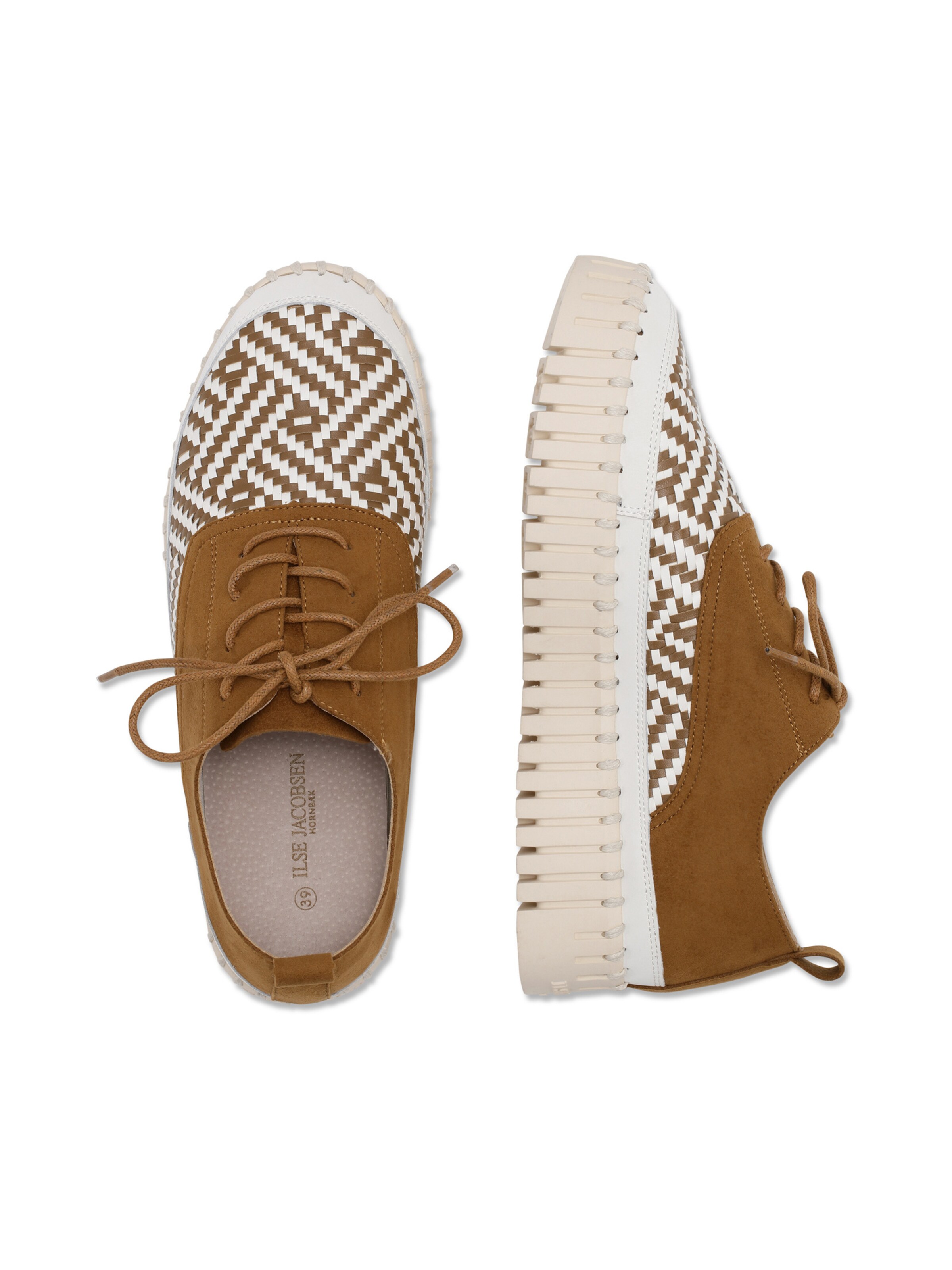 ILSE JACOBSEN Sneakers 'Tulip4094' in Brown