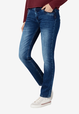 TIMEZONE Slimfit Jeans 'Tahila' in Blau: predná strana