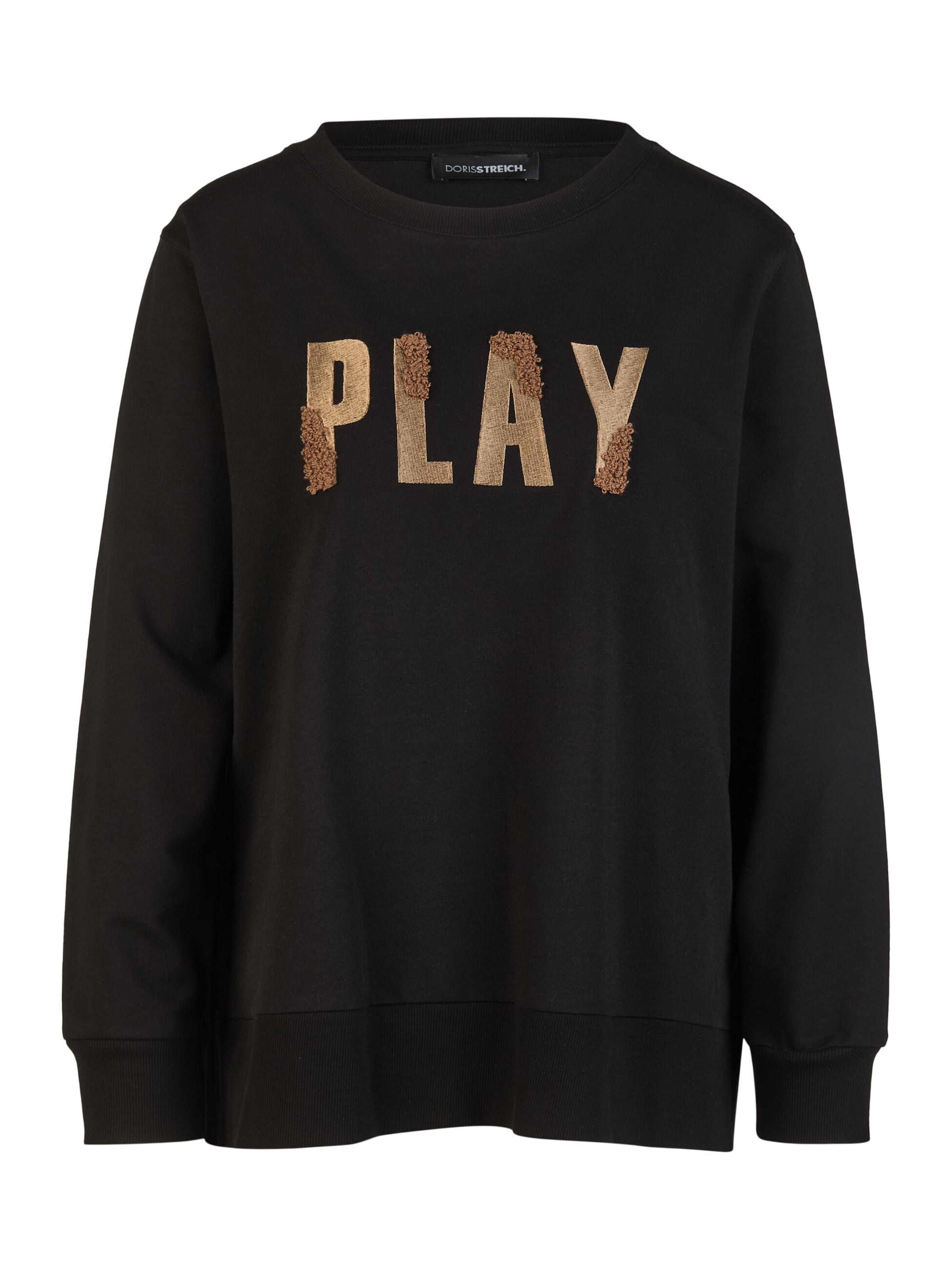 Doris Streich Sweatshirt in Schwarz: Vorderseite