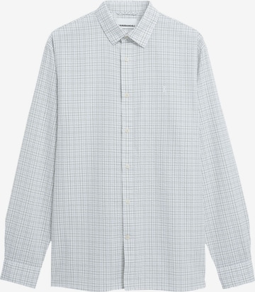 ARMEDANGELS Button Up Shirt 'Check' in Green: front