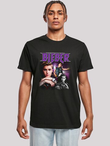 T-Shirt F4NT4STIC en noir : devant