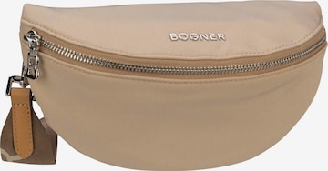 BOGNER Schoudertas in Beige: voorkant