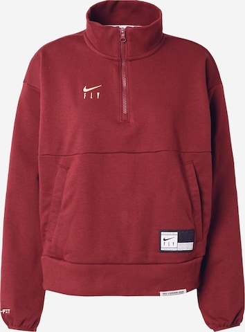 NIKE Athletic Sweatshirt 'NOVELTY' in Red: front