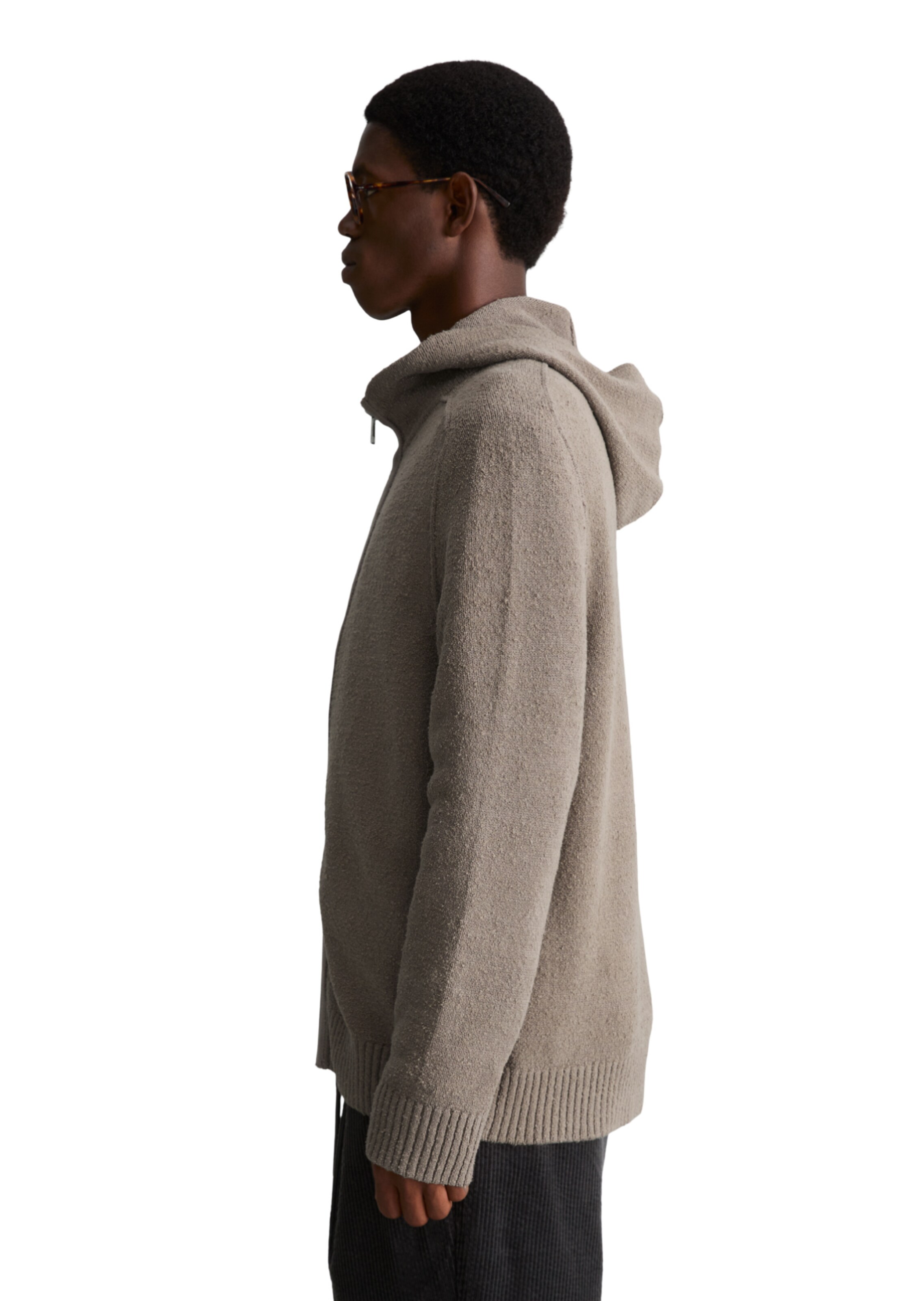 Marc O'Polo DENIM Strickjacke in Braun: Seite
