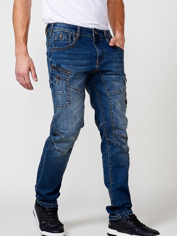 Regular Jeans cargo KOROSHI en bleu