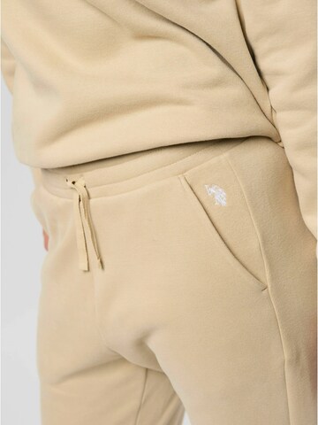 U.S. POLO ASSN. Tapered Housut 'India' värissä valkoinen