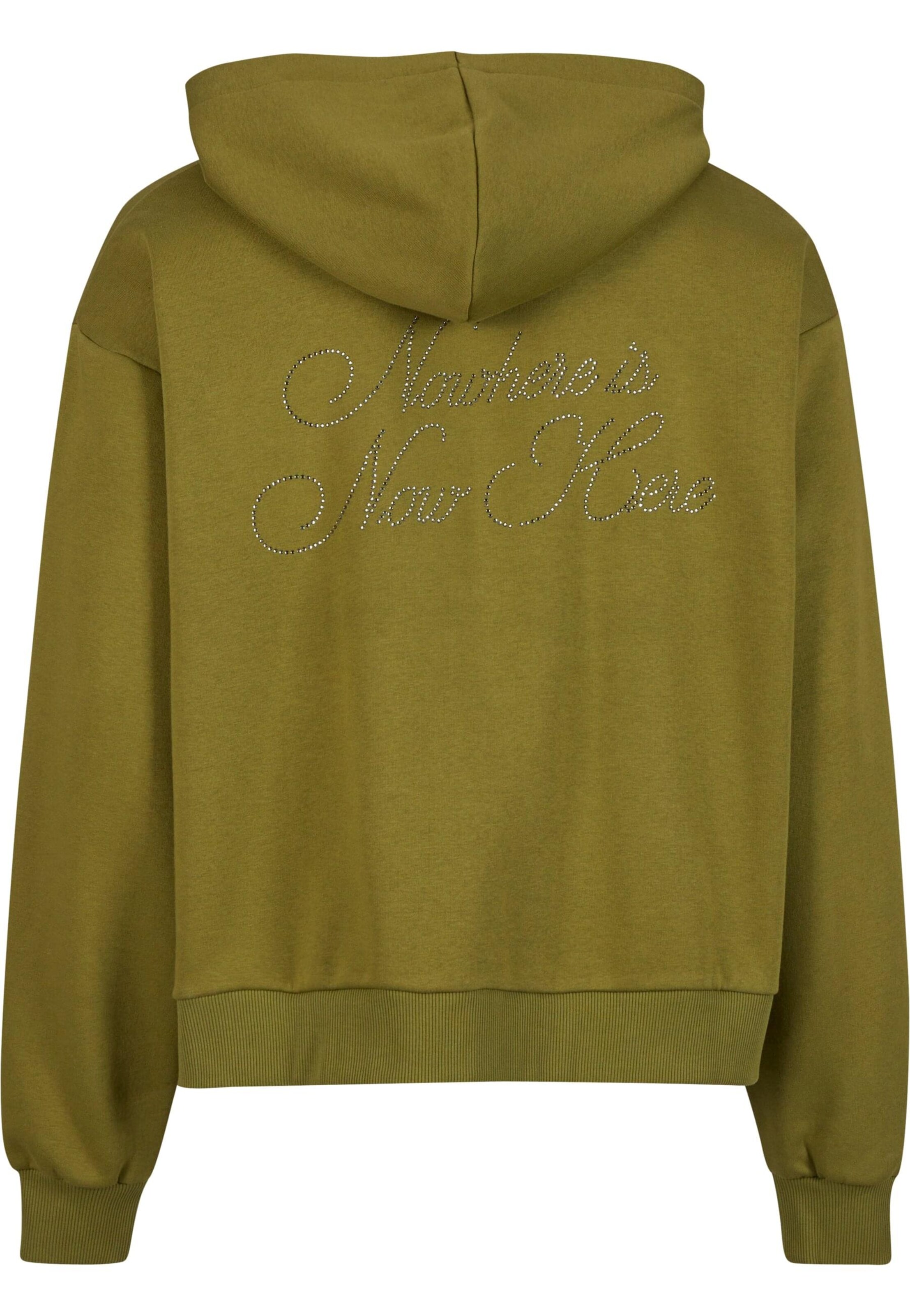 Karl Kani Sweatvest 'Rhinestone' in Groen